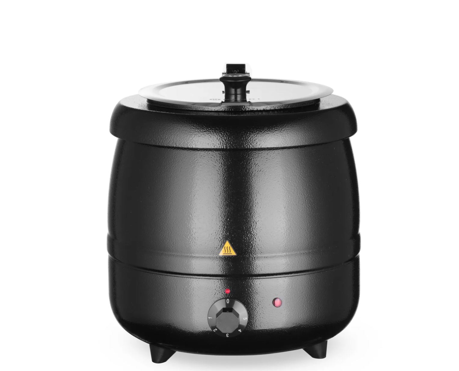 olla negra , calentador de sopa 13 litros